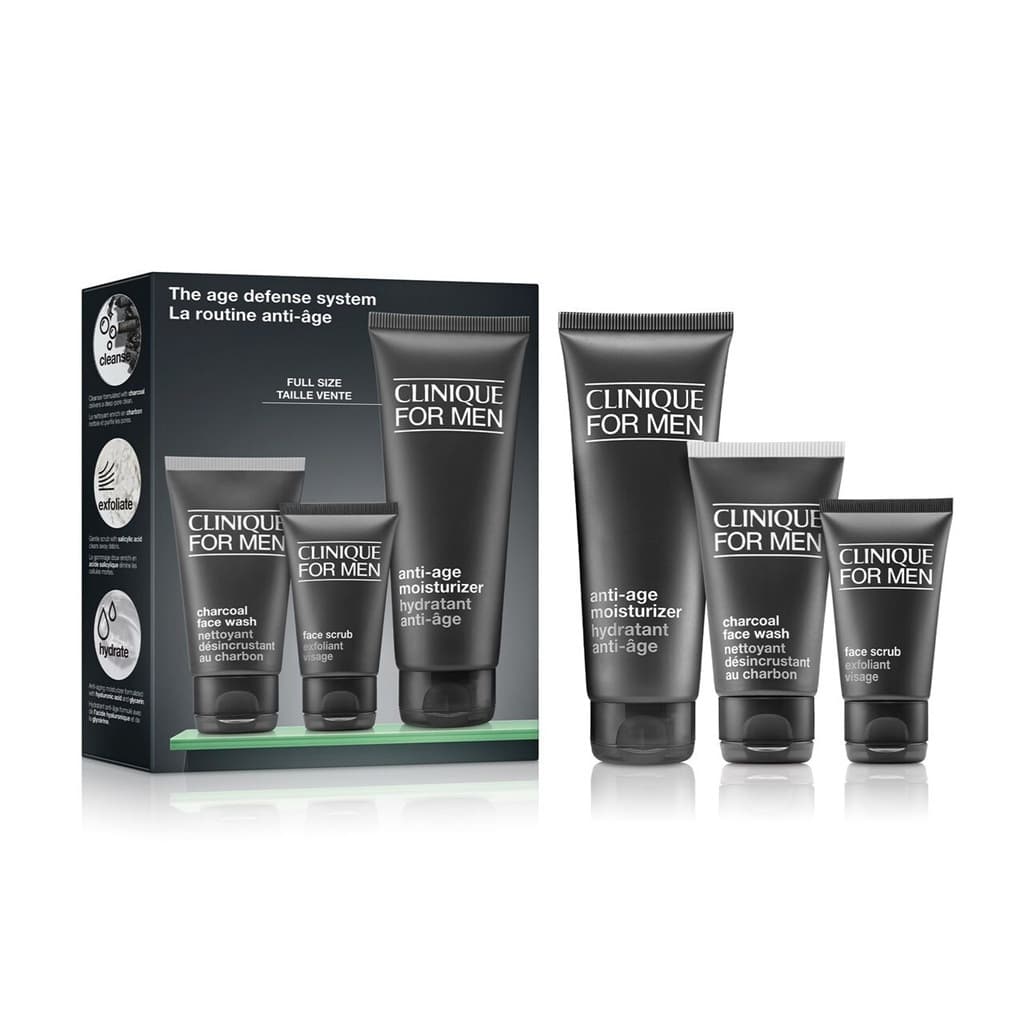 مجموعة العناية بالبشرة لمكافحة علامات التقدم في السن 3 قطع