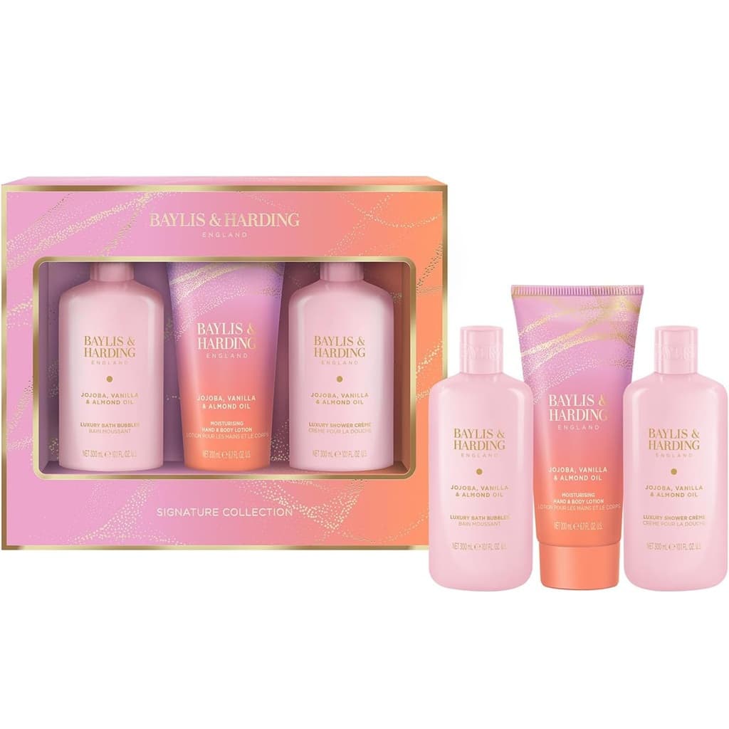 مجموعة هدايا مميزة سيجنتشر كوليكشن زيت الجوجوبا والفانيليا واللوز 3 قطع