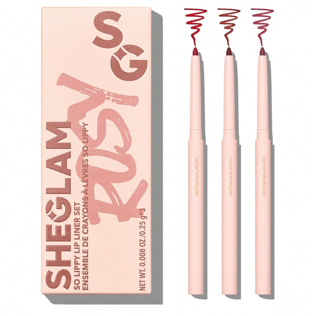 مجموعة محدد الشفاه سو ليبي (روز جاردن) 3 قطع