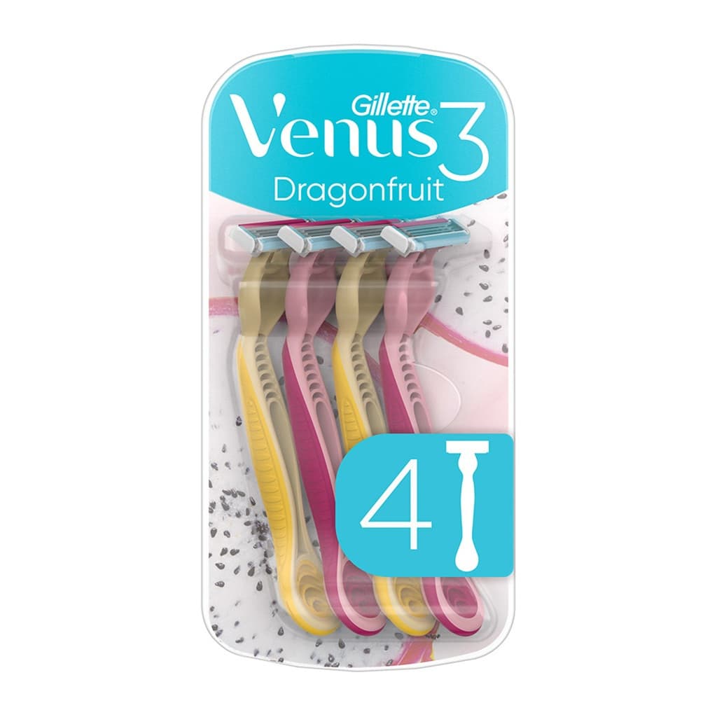 شفرات حلاقة فينوس 3 دراغون فروت 4 قطع