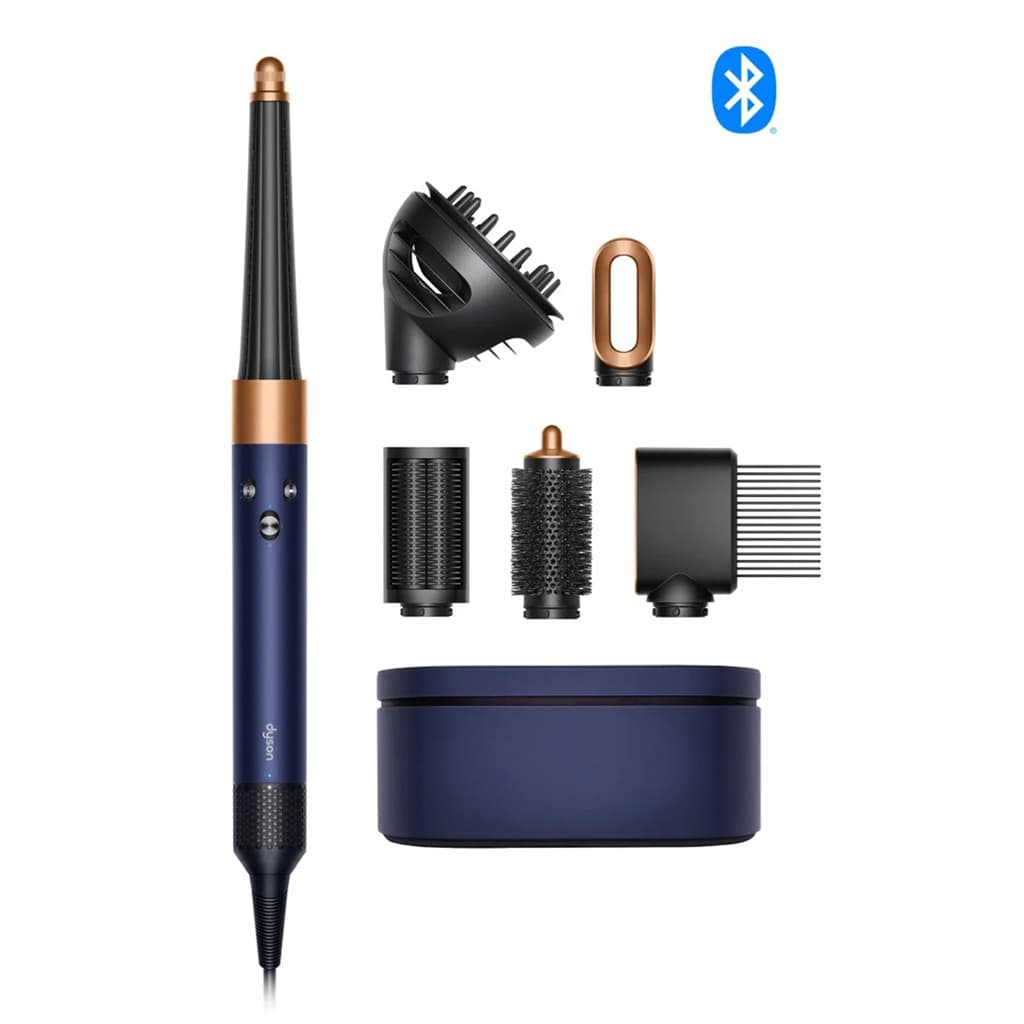 Airwrap id Hair Styling and Drying Set Curly+Ribbon (Prussian Blue/Bright Copper)