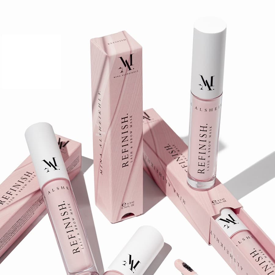 قناع تجديد الرموش والحواجب